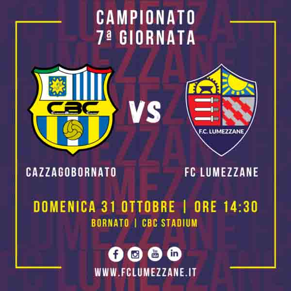 Campionato | 7ª giornata: Cazzagobornato-Lumezzane