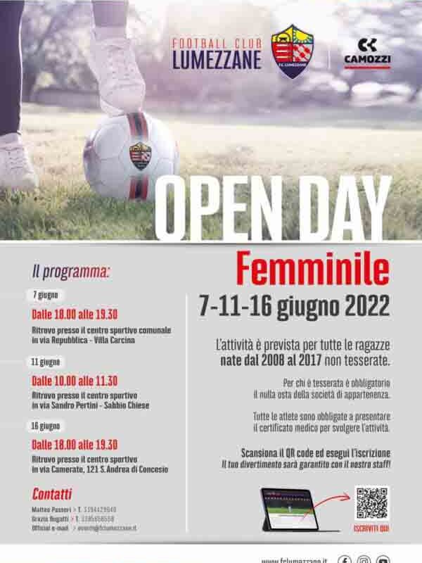 Open Day Femminile Lumezzane